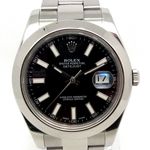 Rolex Datejust II 116300 (2015) - Black dial 41 mm Steel case (1/6)