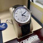 Longines Master Collection L2.793.4.73.2 (2023) - Zilver wijzerplaat 40mm Staal (4/8)