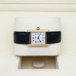 Cartier Tank Vermeil 5057001 (Unknown (random serial)) - White dial 20 mm Silver case (5/8)