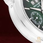 Patek Philippe Perpetual Calendar Chronograph 5270P-014 (2023) - Green dial 41 mm Platinum case (4/8)