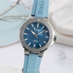 Oris Aquis 01 733 7770 4155-07 4 18 65FC (Unknown (random serial)) - Pearl dial 37 mm Steel case (1/8)