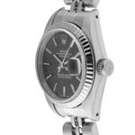 Rolex Lady-Datejust 69174 (1990) - Zwart wijzerplaat 26mm Staal (4/8)