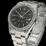 Rolex Oyster Perpetual Date 15210 (1999) - Black dial 34 mm Steel case (6/7)