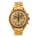 Omega Speedmaster Professional Moonwatch 145.022 (Unknown (random serial)) - Gold dial 42 mm Yellow Gold case (1/5)