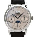 A. Lange & Söhne Saxonia 330.025 (2013) - Zilver wijzerplaat 39mm Platina (1/8)