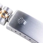 Rolex Lady-Datejust 69173 (1990) - White dial 26 mm Gold/Steel case (7/8)