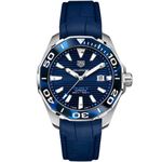 TAG Heuer Aquaracer 300M WAY201P.FT6178 (2023) - Blue dial 43 mm Steel case (3/3)