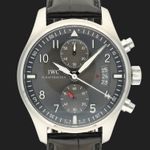 IWC Pilot Spitfire Chronograph IW387802 (2018) - Grey dial 43 mm Steel case (2/8)