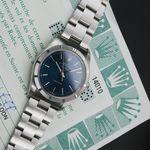 Rolex Air-King 14010 (1999) - Blue dial 34 mm Steel case (5/15)