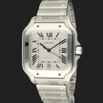 Cartier Santos WSSA0018 (2024) - Silver dial 40 mm Steel case (1/8)