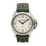 Panerai Luminor Base Logo PAM01087 (2025) - White dial 44 mm Steel case (2/8)