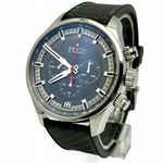 Zenith El Primero Doublematic 03.2282.400/91.R578 (2019) - Zwart wijzerplaat 45mm Staal (1/10)