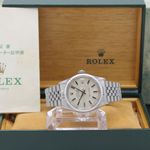 Rolex Datejust 36 16030 (1981) - Zilver wijzerplaat 36mm Staal (3/8)