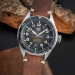 TAG Heuer Autavia WBE5114.FC8266 (Onbekend (willekeurig serienummer)) - Zwart wijzerplaat 42mm Staal (3/8)