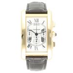 Cartier Tank Américaine W2609256 (2011) - Wit wijzerplaat 52mm Geelgoud (1/8)