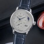Glashütte Original PanoMaticLunar 1-90-02-42-32-01 (Onbekend (willekeurig serienummer)) - Zilver wijzerplaat 40mm Staal (3/8)