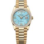 Rolex Day-Date 36 128398TBR (2025) - Blauw wijzerplaat 36mm Platina (1/1)