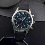IWC Pilot Chronograph IW371701 (Unknown (random serial)) - Black dial 42 mm Steel case (1/8)
