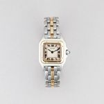 Cartier Panthère 6692 (1992) - White dial 22 mm Gold/Steel case (1/8)