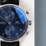IWC Portuguese Chronograph IW371606 (2024) - Blauw wijzerplaat 41mm Staal (4/7)