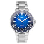 Oris Aquis Date 01 400 7769 4135-07 8 22 09PEB (2023) - Blauw wijzerplaat 42mm Staal (3/3)