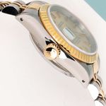 Rolex Lady-Datejust 69173 (1987) - Champagne wijzerplaat 26mm Goud/Staal (8/8)