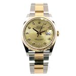 Rolex Datejust 36 126233 (2022) - Champagne wijzerplaat 36mm Staal (1/7)