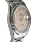 Rolex Datejust 36 16220 (2003) - Wit wijzerplaat 36mm Staal (7/8)