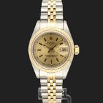 Rolex Lady-Datejust 69173 (1990) - Champagne dial 26 mm Gold/Steel case (2/8)