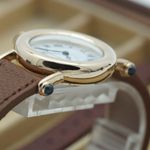 Cartier Diabolo 1440 (1995) - White dial 27 mm Yellow Gold case (7/8)