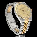 Rolex Datejust 36 16013 (1987) - Champagne dial 36 mm Gold/Steel case (6/8)