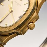 Patek Philippe Nautilus 3800J (Unknown (random serial)) - Gold dial 38 mm Yellow Gold case (4/7)