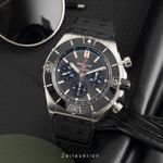 Breitling Chronomat AB0136251B2S1 (Onbekend (willekeurig serienummer)) - Zwart wijzerplaat 44mm Staal (3/8)