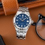 Maurice Lacroix Aikon AI6006-SS002-450-1 (Unknown (random serial)) - Blue dial 35 mm Steel case (1/8)