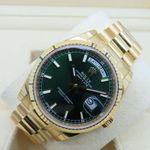 Rolex Day-Date 36 118238 (2019) - Green dial 36 mm Yellow Gold case (5/8)