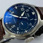 IWC Big Pilot IW500912 (Onbekend (willekeurig serienummer)) - Zwart wijzerplaat 46mm Staal (4/6)