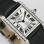 Cartier Tank W4TA0016 (2023) - White dial 27 mm Steel case (3/8)
