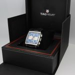 TAG Heuer Monaco CW2113 (2008) - Blue dial 38 mm Steel case (7/8)
