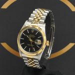 Rolex Datejust 36 16013 (1982) - Zwart wijzerplaat 36mm Goud/Staal (2/6)