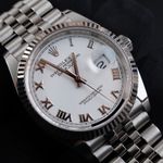 Rolex Datejust 36 126234 (2020) - White dial 36 mm Steel case (4/8)