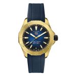 TAG Heuer Aquaracer WBP5152.FT6210 (2024) - Blauw wijzerplaat 40mm Geelgoud (3/3)