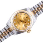 Rolex Lady-Datejust 69173 (1991) - Champagne dial 26 mm Gold/Steel case (1/8)