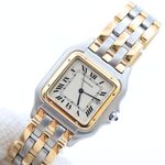 Cartier Panthère 187957 (1990) - White dial 29 mm Gold/Steel case (8/8)