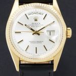 Rolex Day-Date 1803 (1967) - Silver dial 36 mm Yellow Gold case (1/8)
