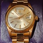 Rolex Day-Date 1803 (1972) - Silver dial 36 mm Rose Gold case (1/5)