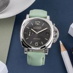 Panerai Luminor Due PAM00755 (Unknown (random serial)) - Grey dial 38 mm Steel case (1/8)