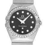 Omega Constellation Quartz 123.15.24.60.51.001 (2012) - Zwart wijzerplaat 24mm Staal (1/7)