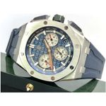 Audemars Piguet Royal Oak Offshore 26420TI.OO.A027CA.01 (2021) - Blue dial 43 mm Titanium case (4/5)