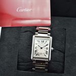 Cartier Tank WSTA0053 (2021) - Zilver wijzerplaat 41mm Staal (7/7)