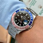 Rolex GMT-Master 16700 (1997) - Zwart wijzerplaat 40mm Staal (3/8)